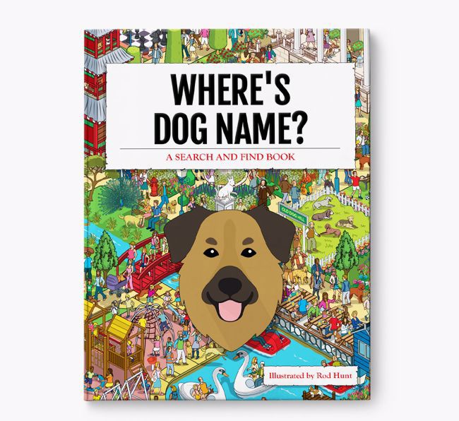 Personalised Where's {dogsName} Book